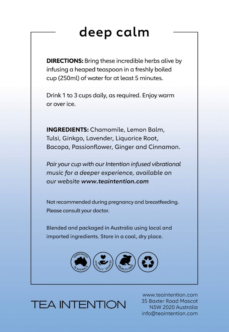 Deep Calm Loose Leaf Tea 60g