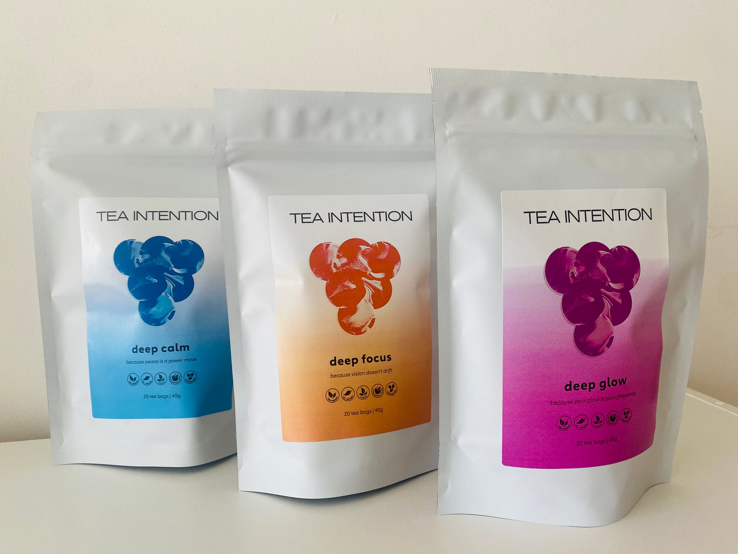 The Intention Trio Bundle (Pyramid Tea Bags)