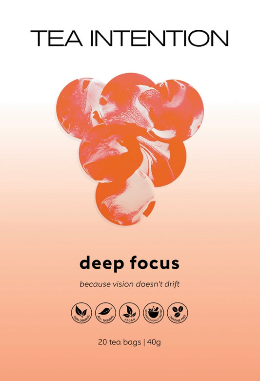 Deep Focus 20 Pyramid Tea Bags 40g